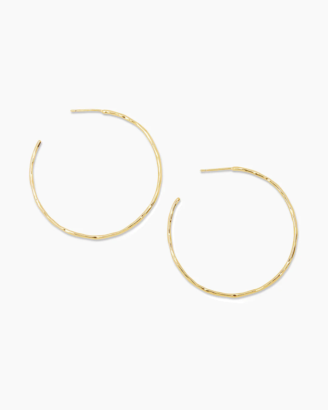 Hammered Statement Hoops