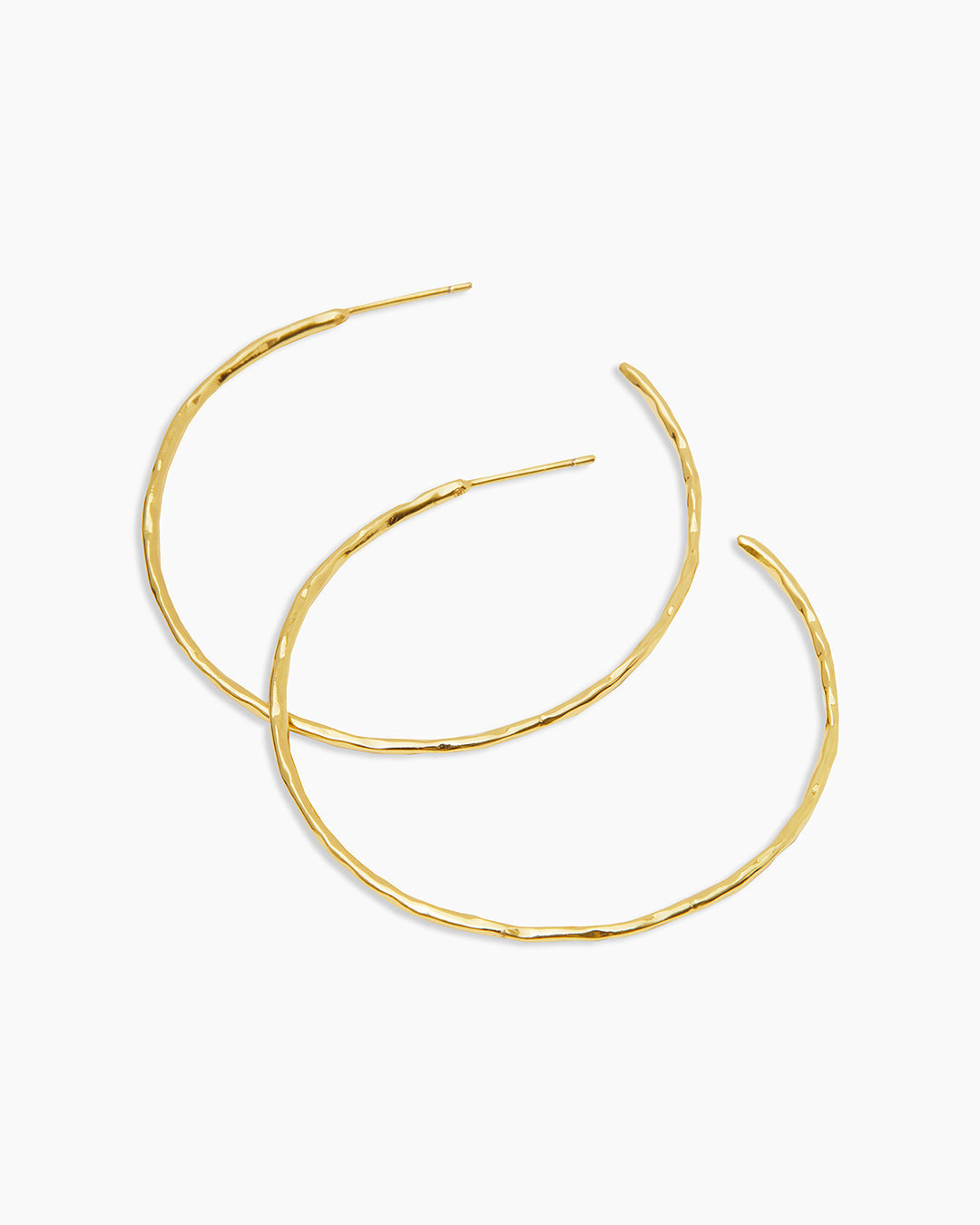 Hammered Statement Hoops