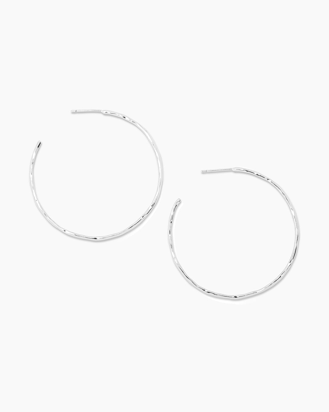Hammered Statement Hoops