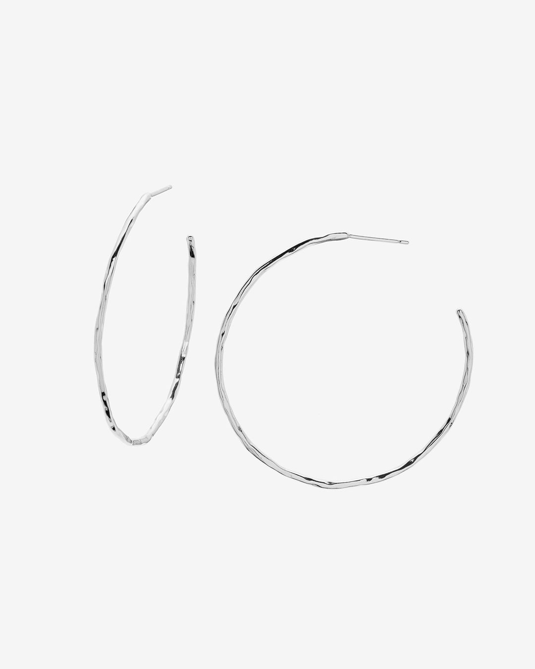 Hammered Statement Hoops