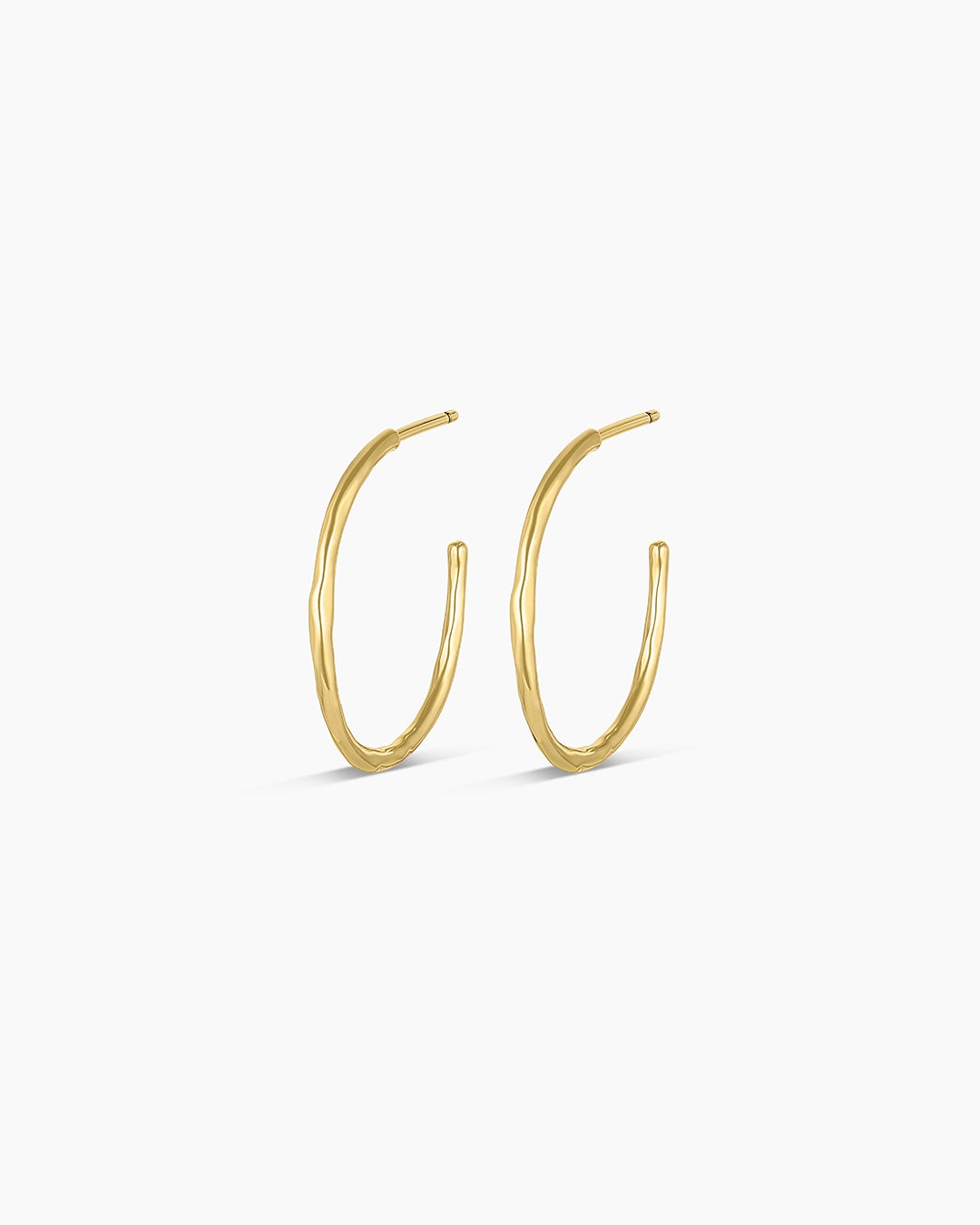 Molten Hoop Earrings