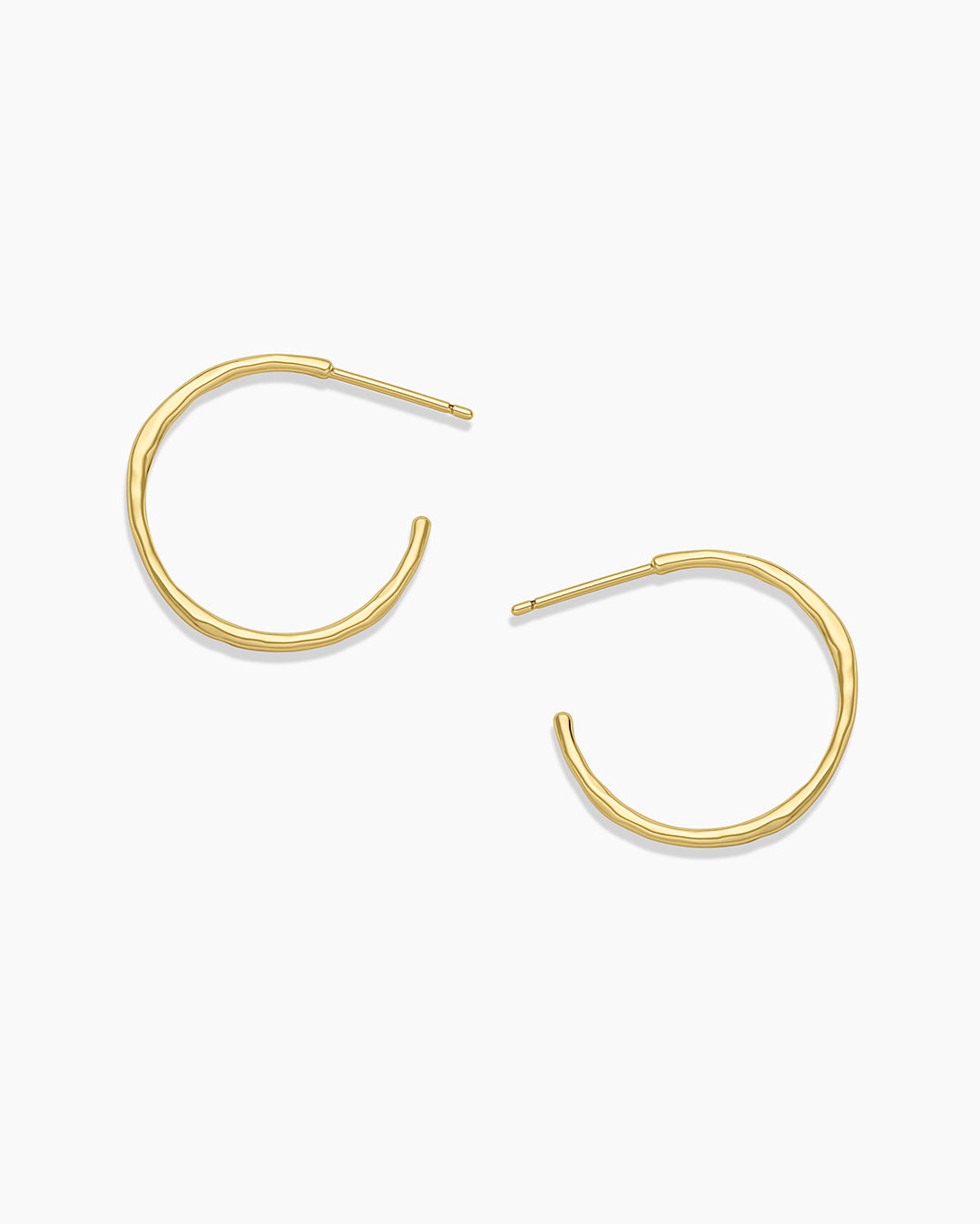 Molten Hoop Earrings