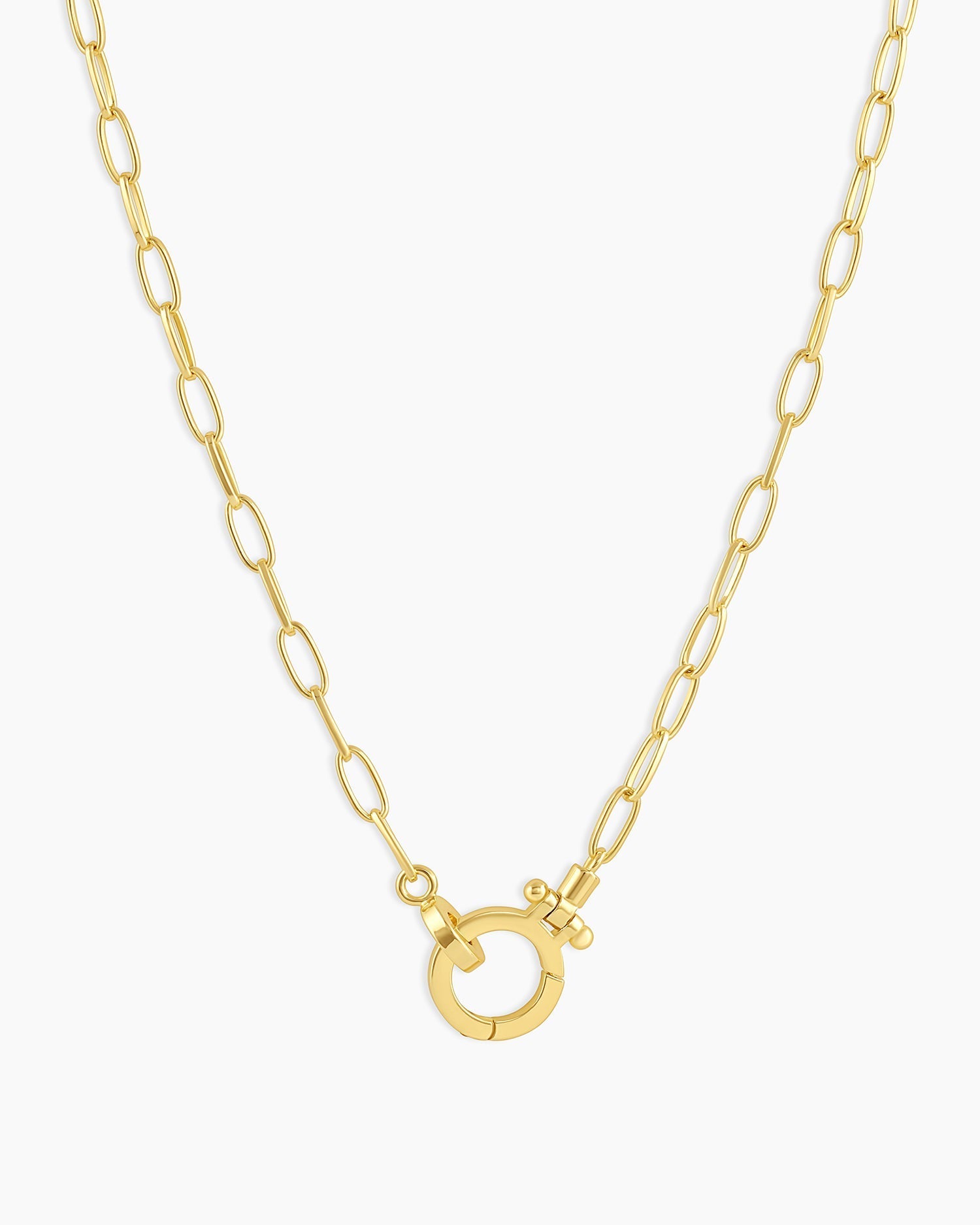 Bolt Ring Necklace