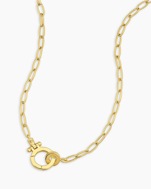 Bolt Ring Necklace