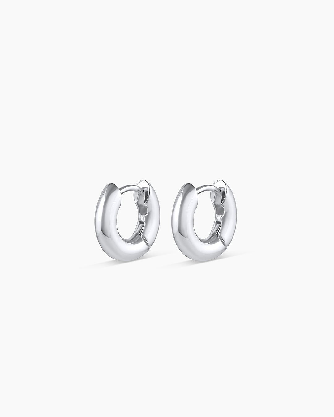 Chunky Huggie Hoops