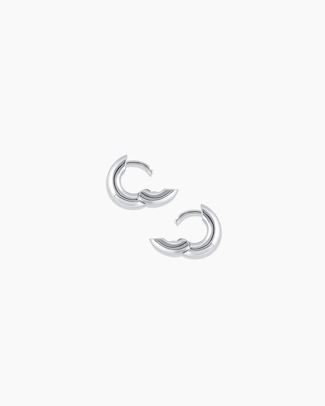 Chunky Huggie Hoops