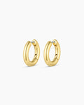 Oversized Huggie Hoops