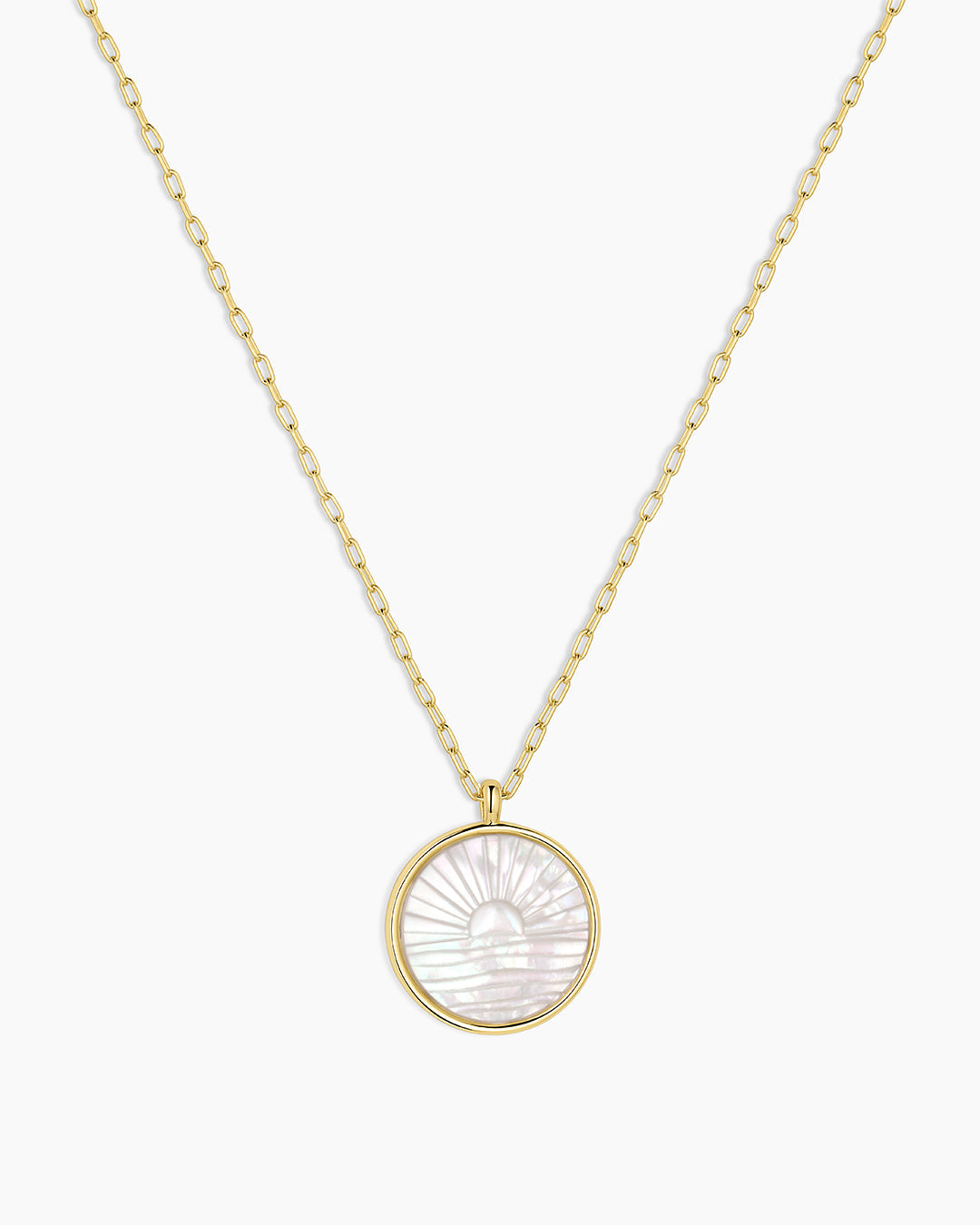 Sunrise Coin Necklace