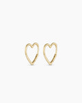 Heart Hoop Earrings