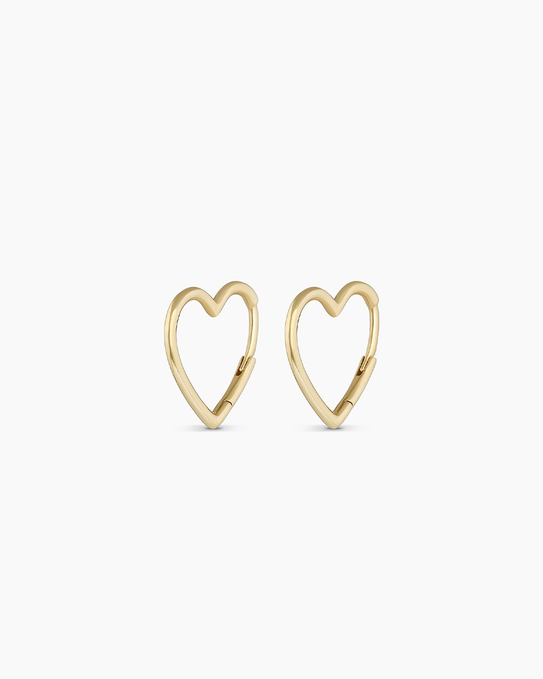 Heart Hoop Earrings