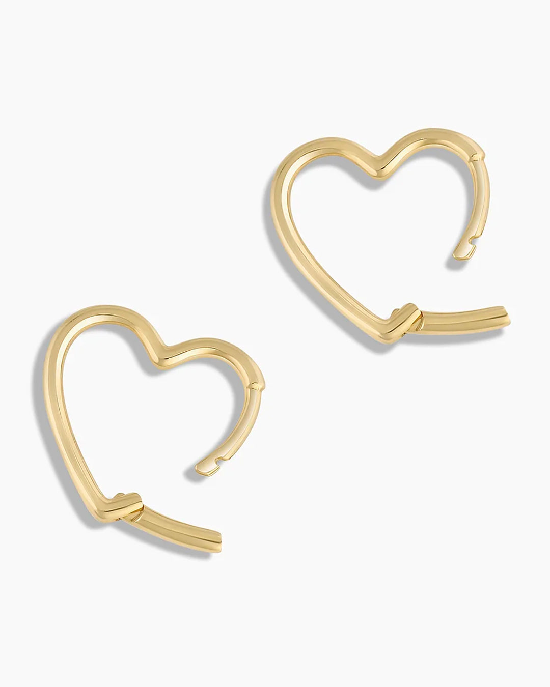 Heart Hoop Earrings