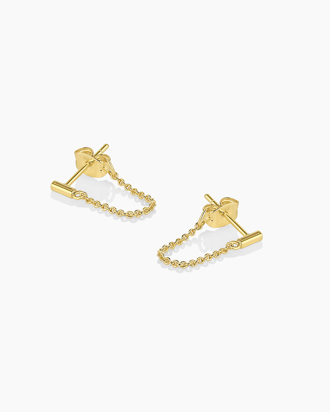 Bar Chain Studs
