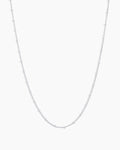 Silver Satellite Chain Necklace