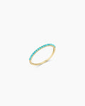 Turquoise Pave Ring