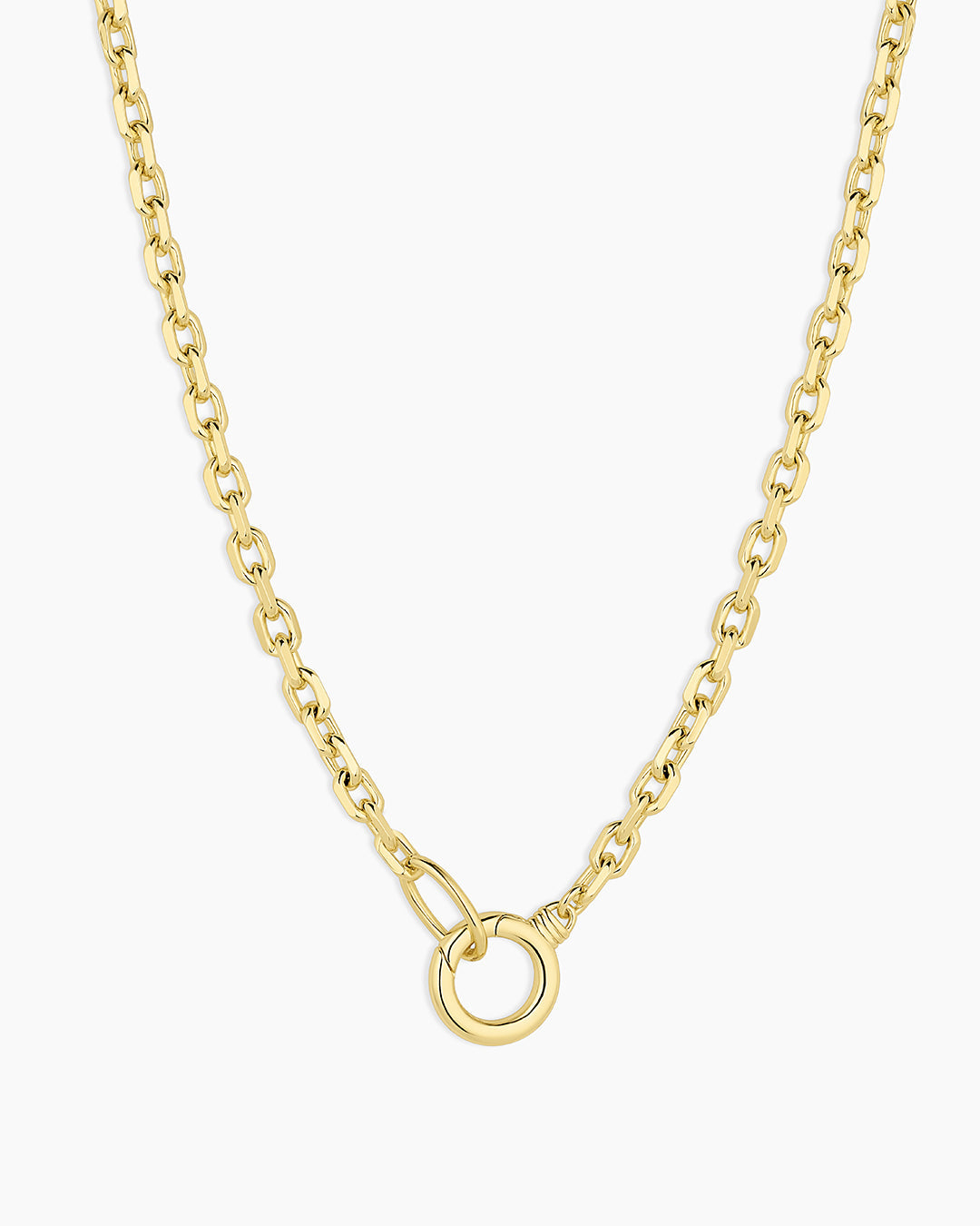Bolt Ring Chain Necklace