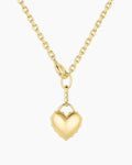 Puffy Heart Charm Necklace