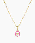 Lotus Charm Necklace