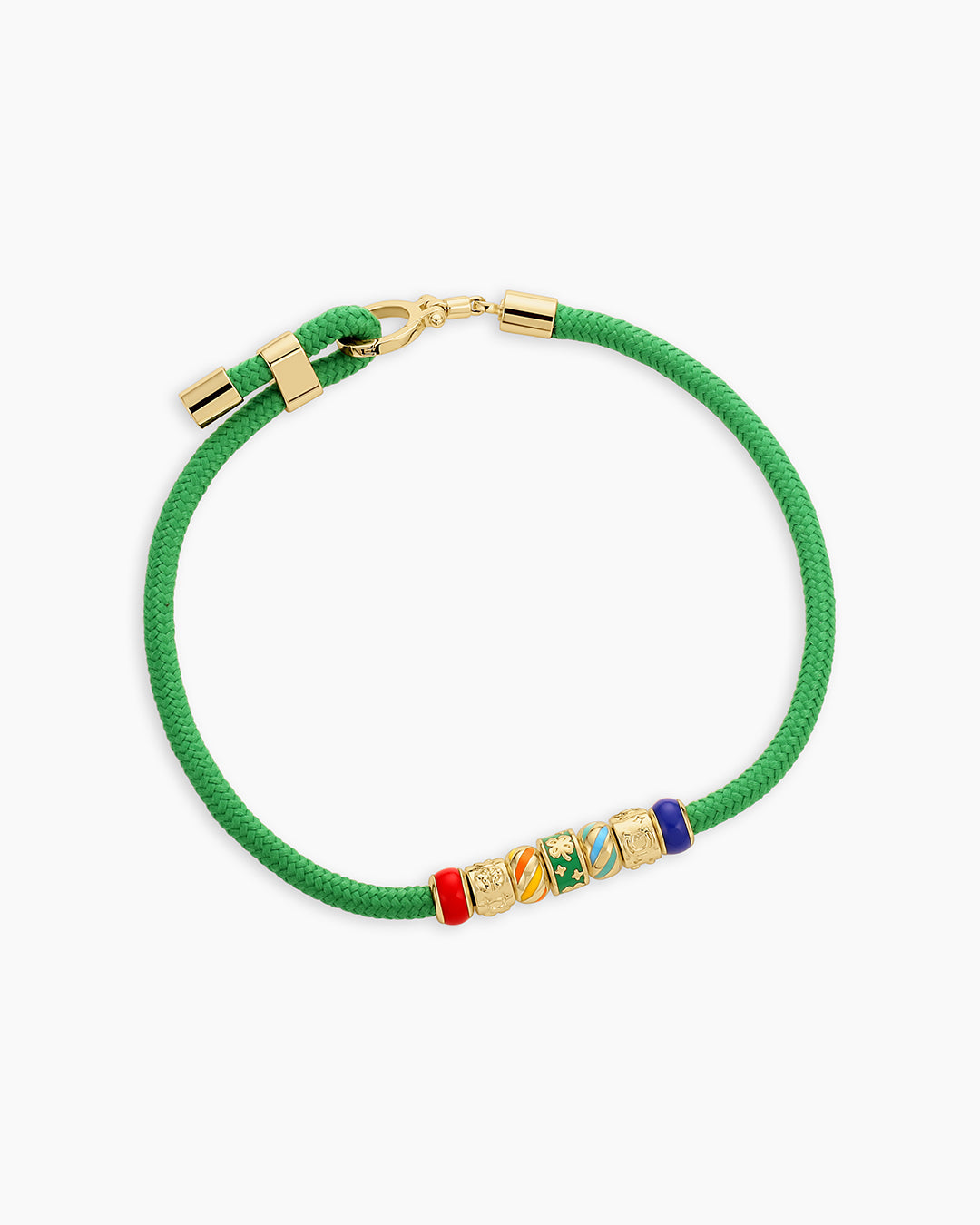 Enamel Bead Cord Bracelet