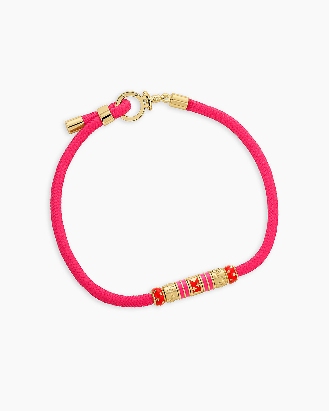 Enamel Bead Cord Bracelet