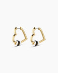 Heart Hoop Earrings