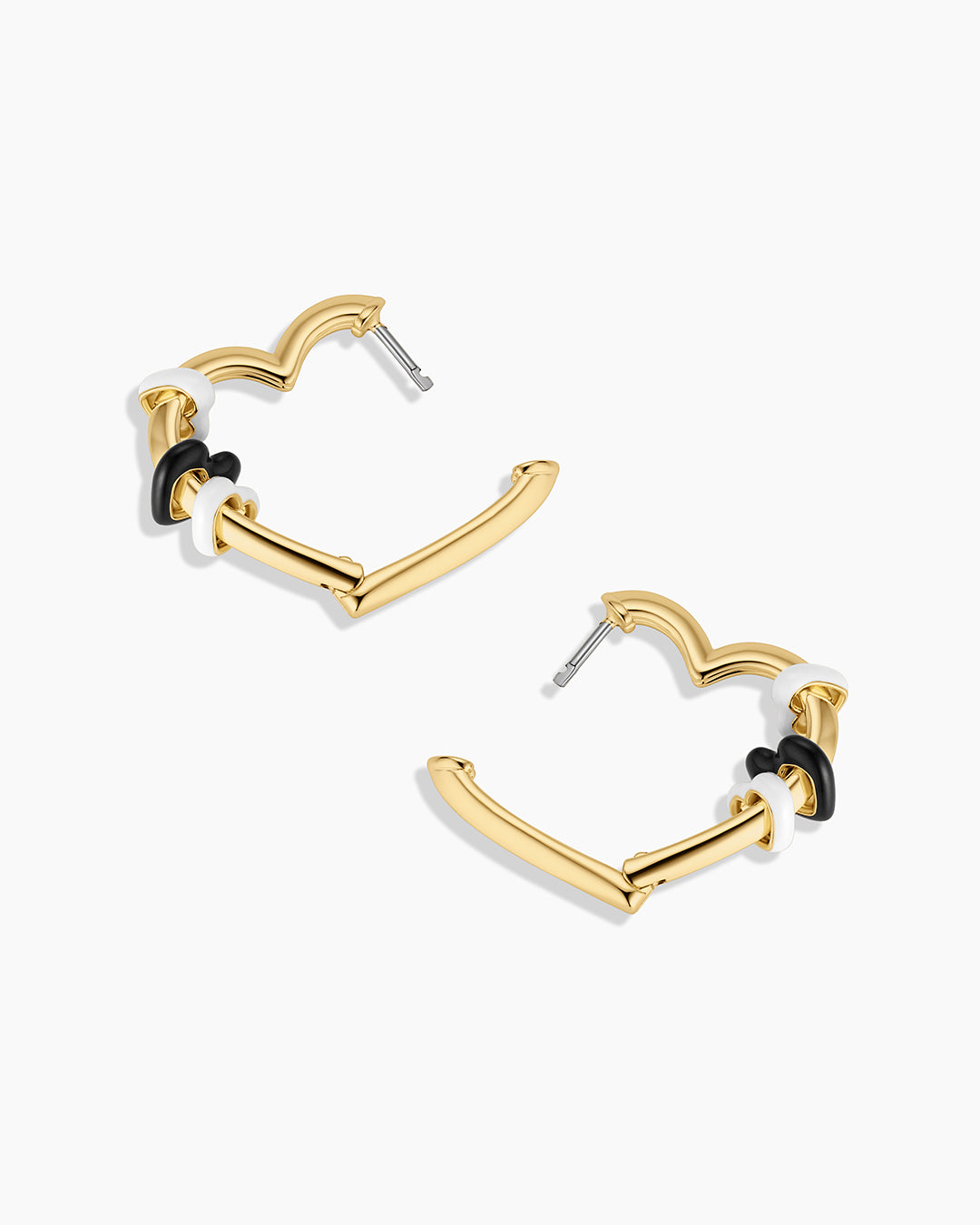 Heart Hoop Earrings