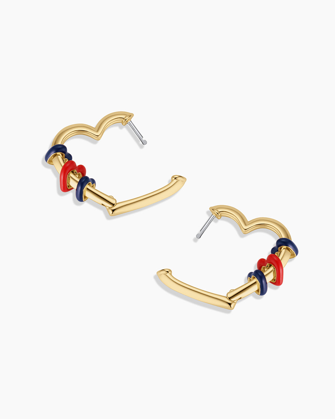 Heart Hoop Earrings
