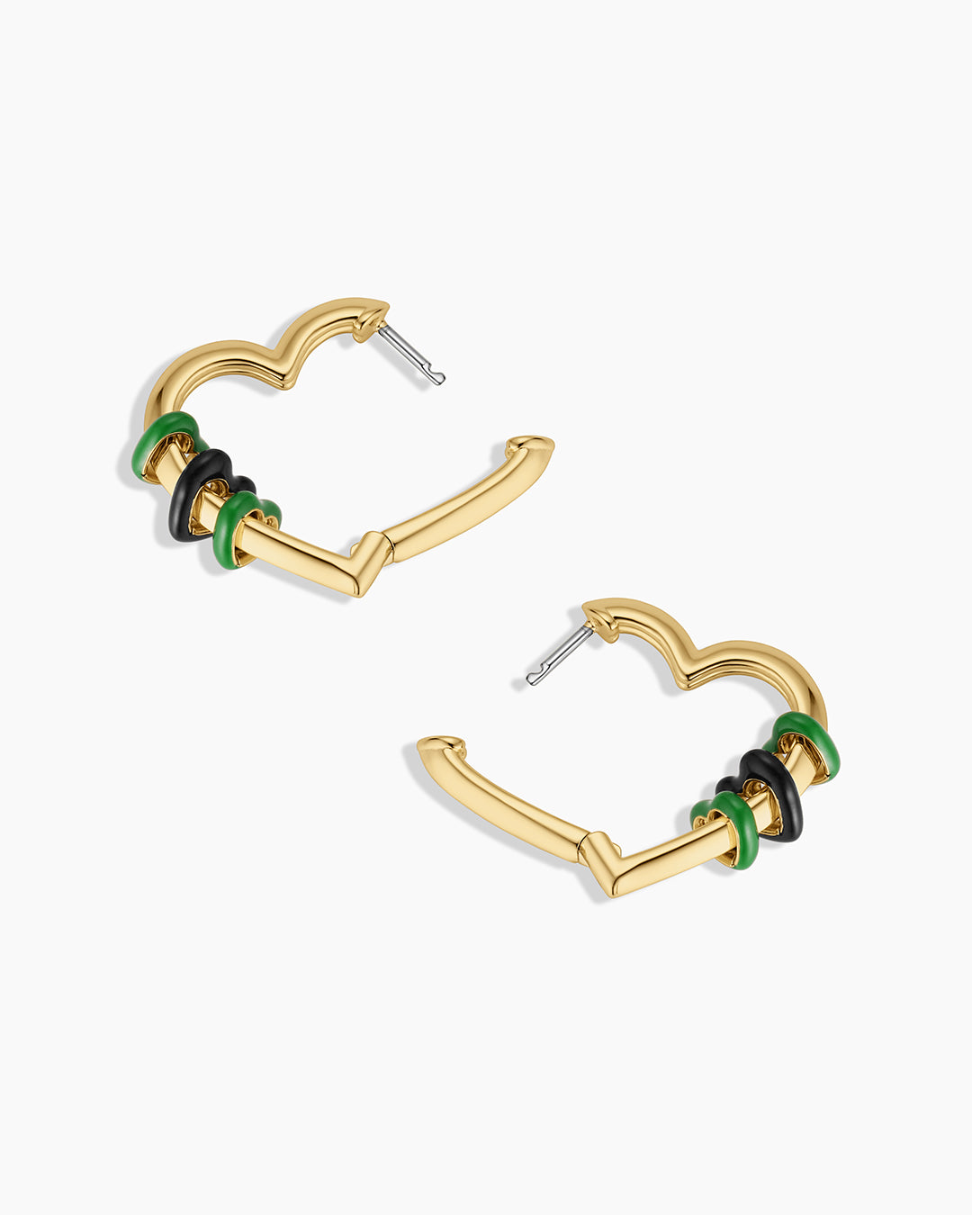 Heart Hoop Earrings