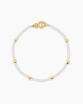 Pearl Heart Station Bracelet