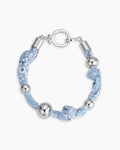 Blue Bandana Knot Bracelet