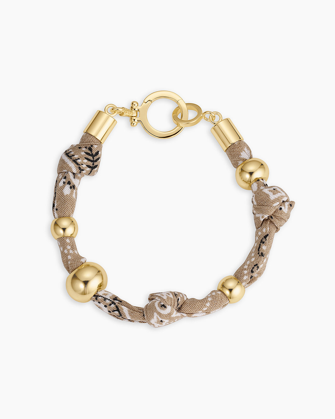 Tan Bandana Knot Bracelet