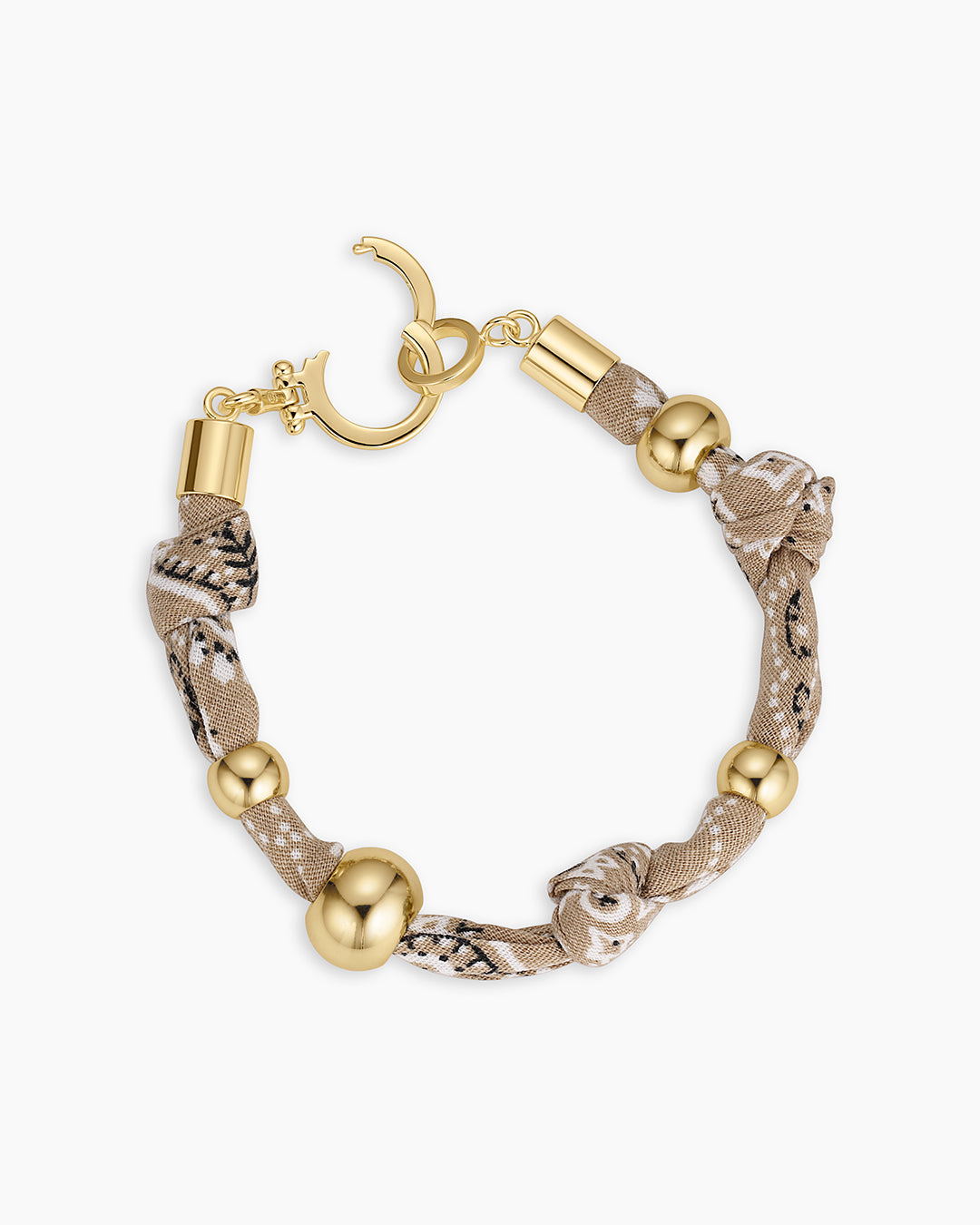 Tan Bandana Knot Bracelet