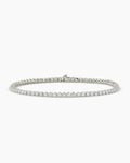 Silver Bezel Tennis Bracelet