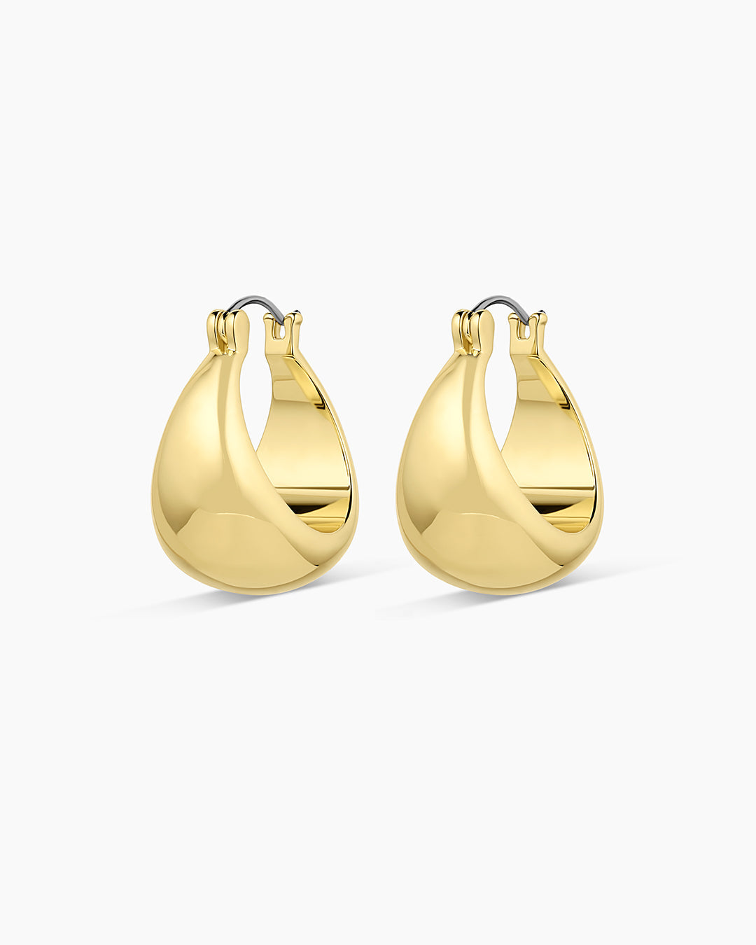 Dome Huggie Hoops