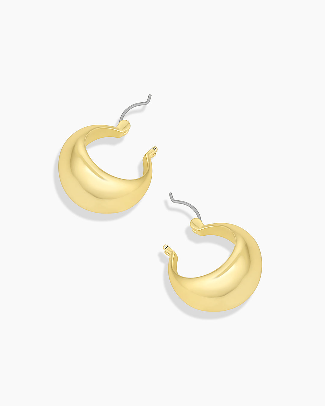 Dome Huggie Hoops